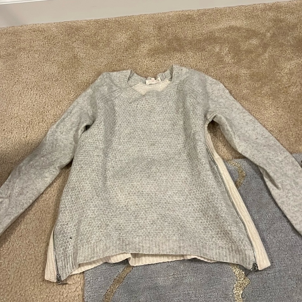 Rebecca Taylor sweater with side zips